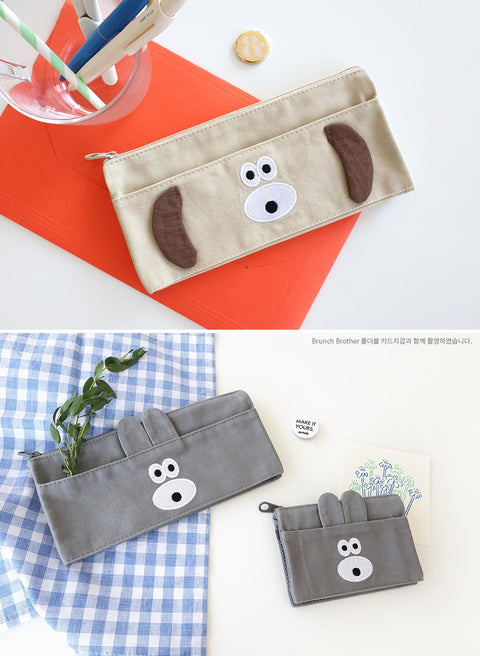 Brunch Brother Foldable Pencil Case [2types]