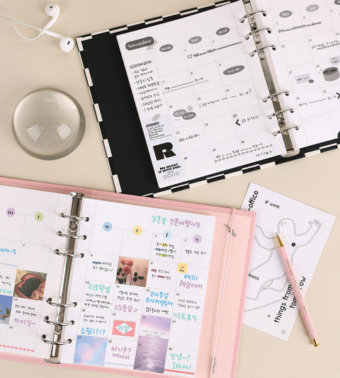 A6 WIDE Diary Refill Inserts [7types]