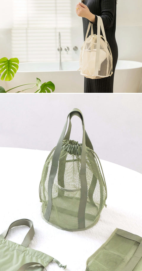 Travelus_Mesh Bag Bucket v.2 [4colors] | Beach Bag