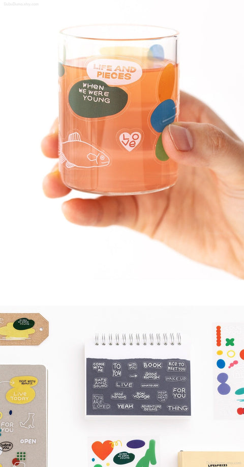 LIFE&PIECES Sticker Collection Pack [3types] | 6sheets