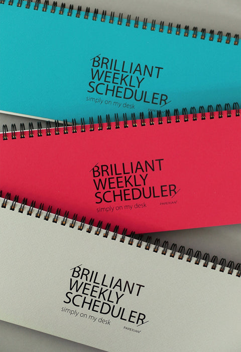 Brilliant Weekly Scheduler [3colors] | Weekly Planner