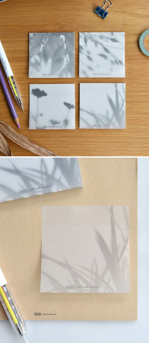 Silhouette Sticky Notes [4types] | Tracing Adhesive Paper