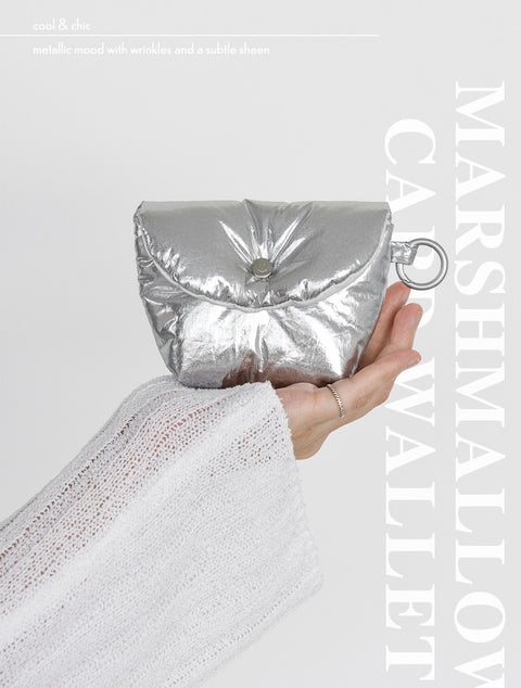 momossi Marshmallow Card Wallet [Silver]