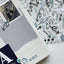 Deco Seal Sticker [Gray Curved Arrow]