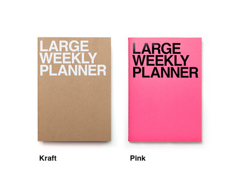Kraft Weekly Planner [medium, large, big]