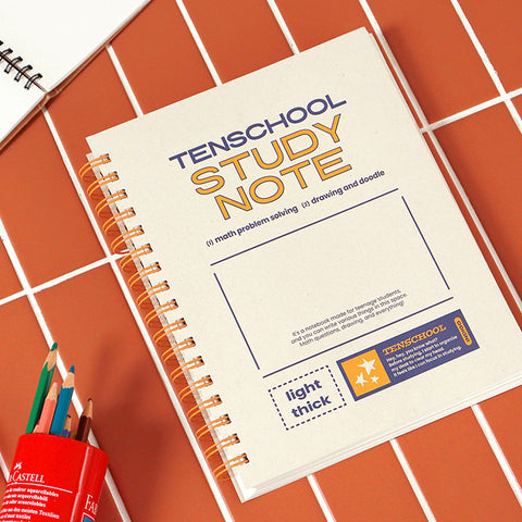 TENSCHOOL Light and Thick Exercise Notebook [2colors] | 150 sheets