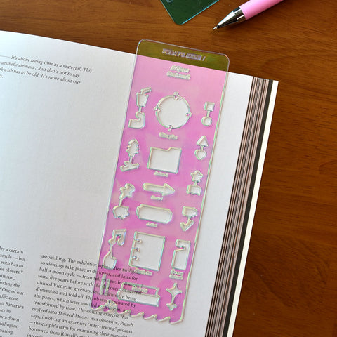 Jelly cut icon Bookmark [6colors] | icon template book marker