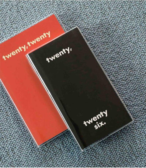2026 Twenty, Twenty Six Weekly Planner _ mini [5colors] | Weekly Diary