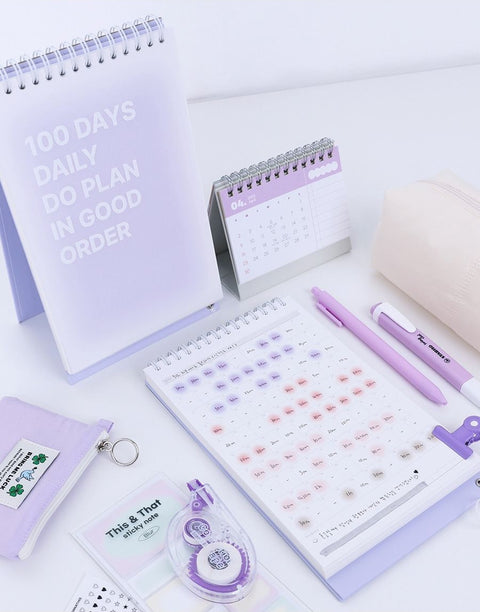 Do Weekly Daily Planner 100Days [4colors] | Desk Study Planner