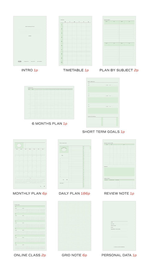 ICONIC Flow Study Planner [2colors]