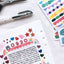 Underline Sticker Set | un cut lines stickers | 18sheets