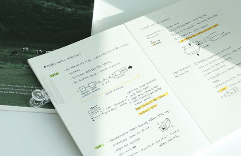 Melight Grid & Blank Notebook [8types]