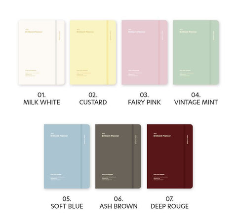 2027 Brilliant Weekly Planner [7colors]