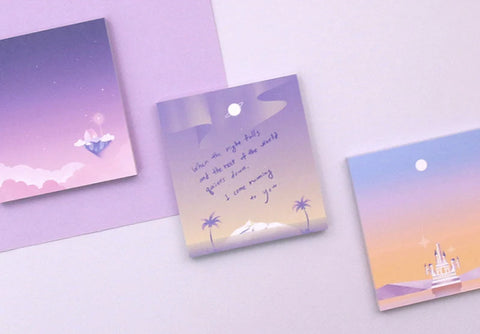 Moonlight Memo Pad v.1 | Notepad [6types]