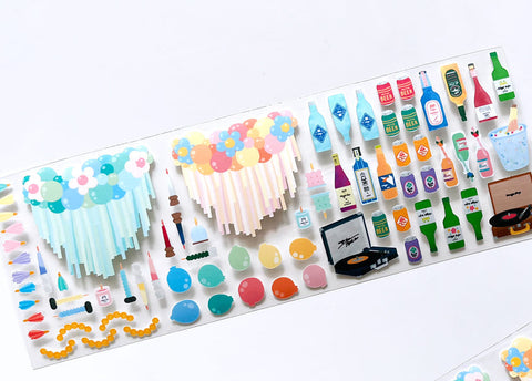 Party Supplies Seal Sticker | Deco Sticker | Party Goods