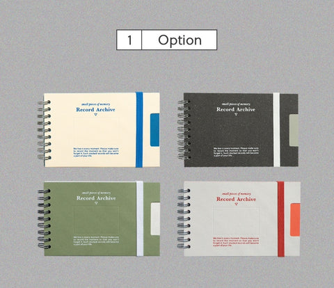 Record Archive Weekly Planner [4colors]