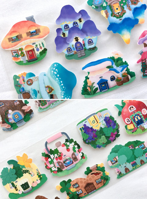 Fairy Village Seal Sticker [4types]