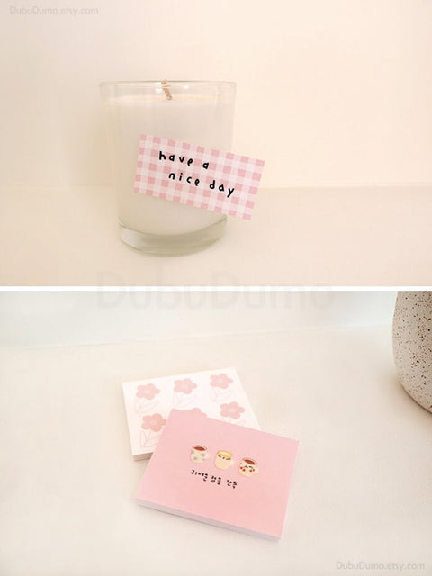 1928-1931 daily plan.22-25 Cherry Blossom Sticky Note [4types]