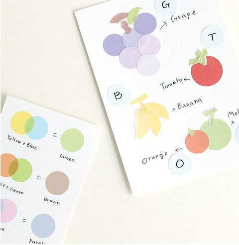 This & That Round Sticker Pack [4types] | 24sheets