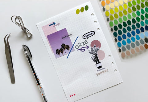 Color Ellipse A Seal Sticker | Deco Sticker