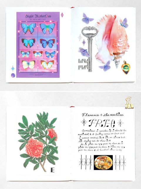 Glass Moon Journal [White] | Grid Notebook