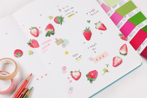 Fruit Seal Sticker [Strawberry]