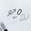 Deco Seal Sticker [Gray Curved Arrow]