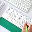 2026 PRISM Horizontal Weekly Desk Scheduler | Desk Calendar