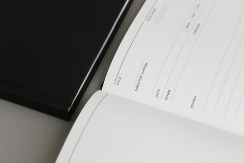 Review Book Bold [Black] | Movie, Film, Book Review Notebook