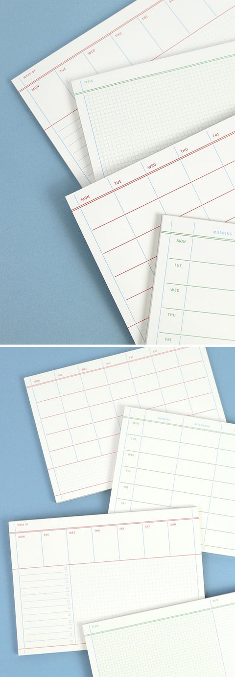 A5 Flat Notepad M [4types]