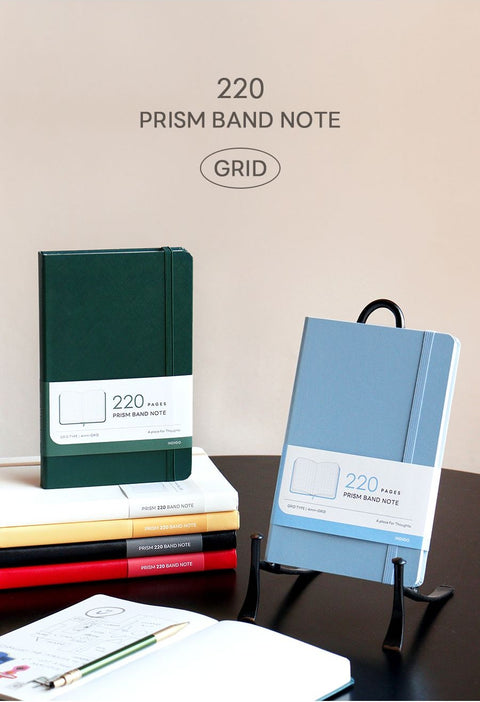 PRISM 220 Grid Band Notebook A5 [6colors]