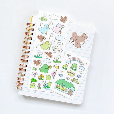 Spring Dinosaur Stickers Pack | 11sheets