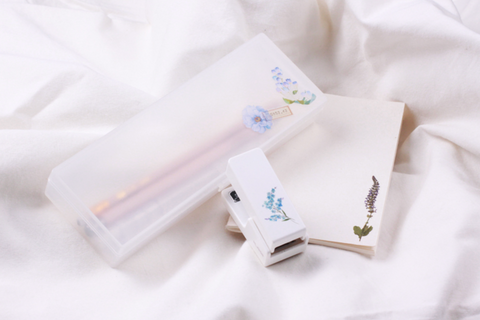 Rub-on Flower Sticker [Botanical Blue] | Printed Dried Flower Sticker