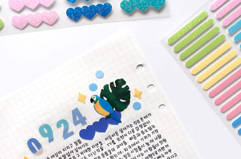 Shapes Seal Stickers [8types]