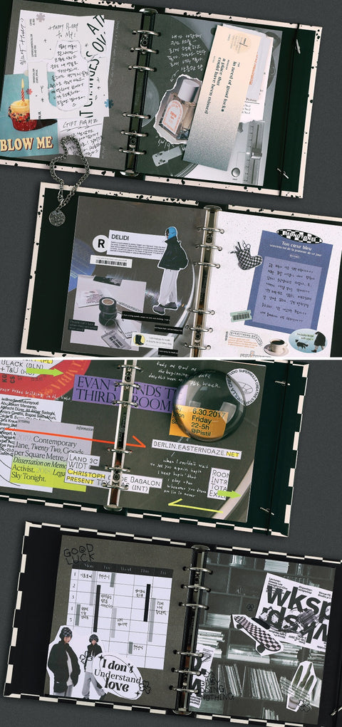 A6 WIDE Photo Mix Diary Refill [4types]