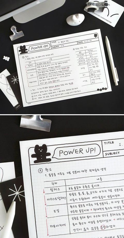 ICONIC B5 Doodle Memo Pad [4types] | Notepad