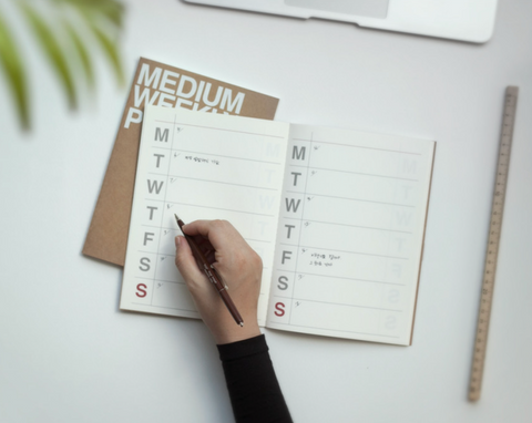 Kraft Weekly Planner [medium, large, big]