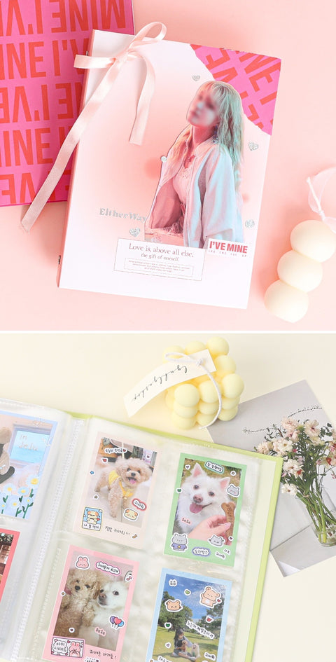 Blush Photo Card Album | Collect Book Photo Card Binder [8colors]