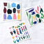 Flowering Plant Sticker Set | un cut lines stickers | 15sheets
