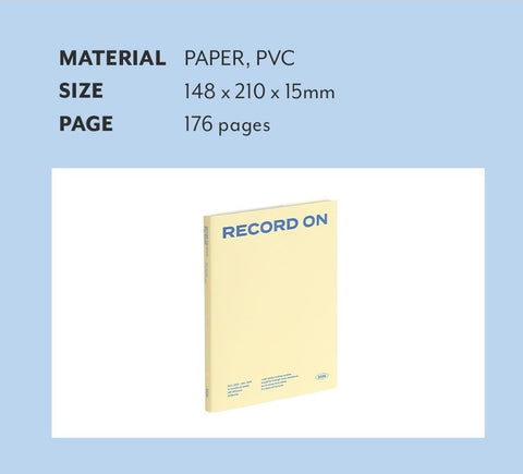 2026 Record On Weekly Planner A5 [4colors]