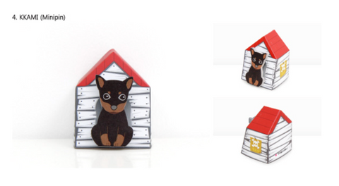 Puppy House Sticky Notes [4types]