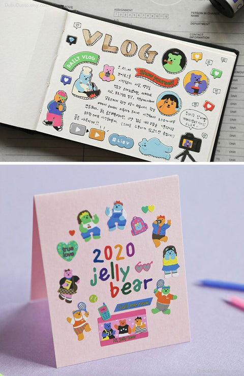 Jelly Bear Deco Sticker Pack [21-24]