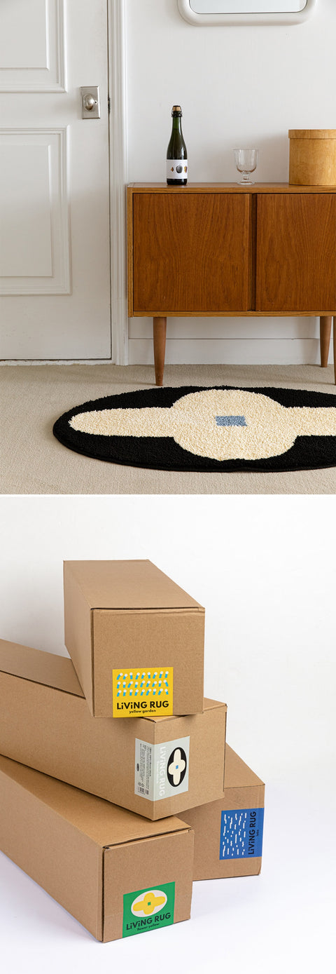 Little Things Living Rug v.Round [2types]