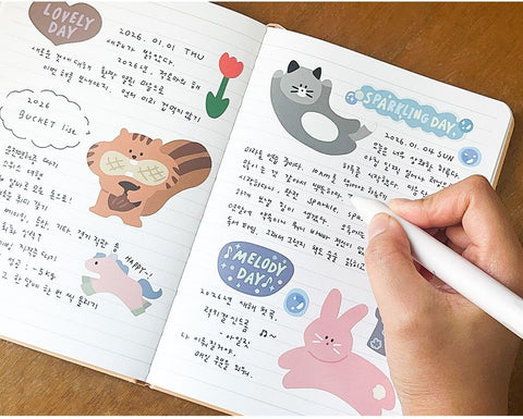 GGU GGU Deco Sticker Pack ver.8 | 6sheets