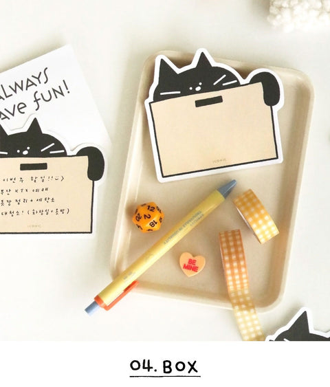 Doodle Cat Memo Pad [4types] | Kitty Notepad