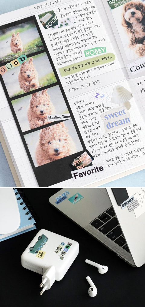 Magazine Collage Sticker Pack | 6sheets