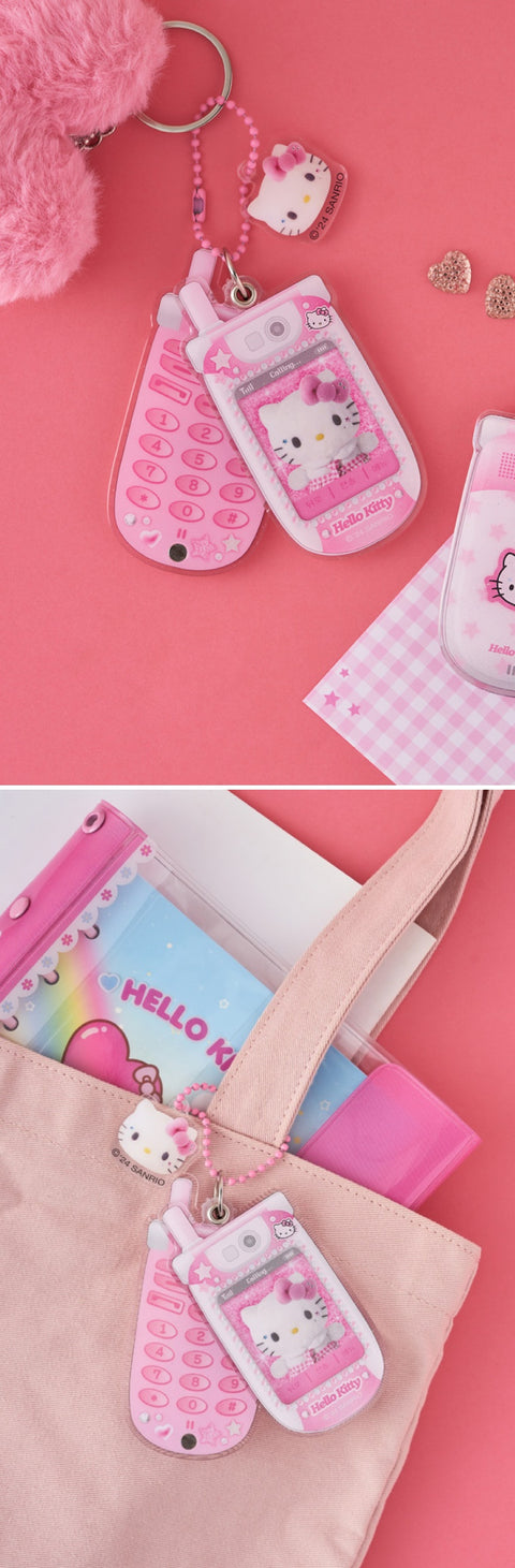 Highteen Hello Kitty Cellphone Photo Key Ring