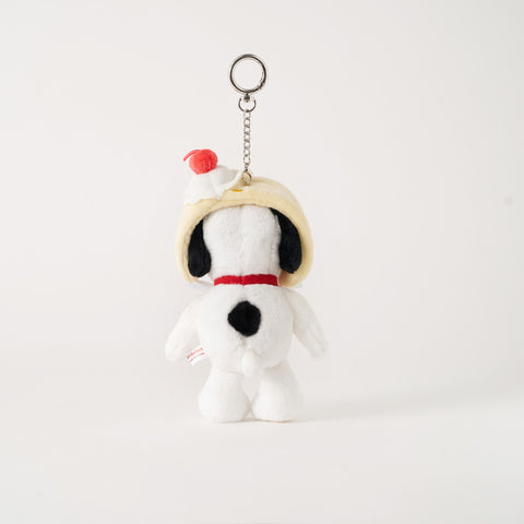 Peanuts Snoopy Vanilla Ice Cream Key Ring 16cm