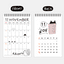 2026 Doodle Desk Calendar