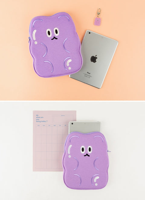 8.3" Jelly Bear Mini Tablet Pouch [4colors] | iPad mini